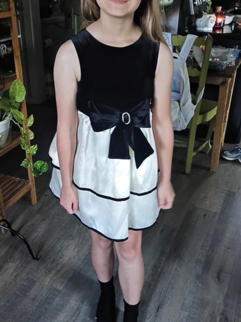 Blueberi Boulevard Girls Formal Color Block Dress Size 8 Like New